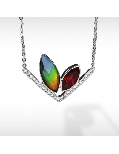 Rabbit Ammolite Necklace in Sterling Silver sélection de produits