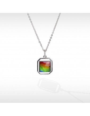 Prisma ammolite pendant in sterling silver ouvre sa boutique