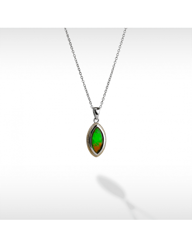 Women's Sterling Silver Ammolite Pendant Comparez et commandez 