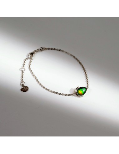 Essentials Teardrop Ammolite Bracelet in Sterling Silver Faites des économies