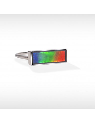 Barre Ammolite Ring in Sterling Silver acheter en ligne