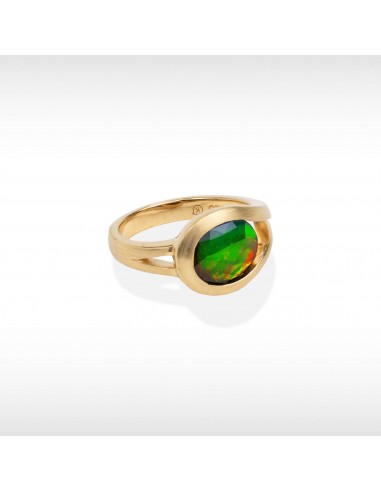 Women's Sterling Silver Ammolite Ring Toutes les collections ici