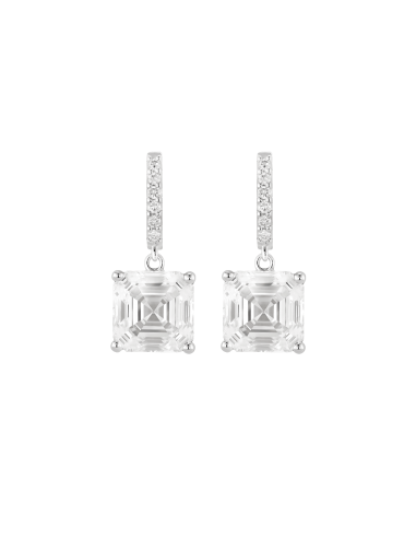 The Asscher Solitaire Drop Earrings Le MVP de beaucoup