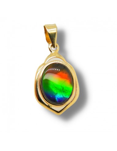 Women's Nelia 14K Gold AA Grade Ammolite Pendant Les magasins à Paris