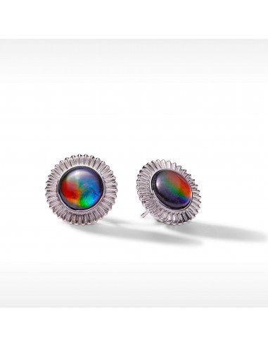 Origins Ammolite Studs in Sterling Silver Par le système avancé 