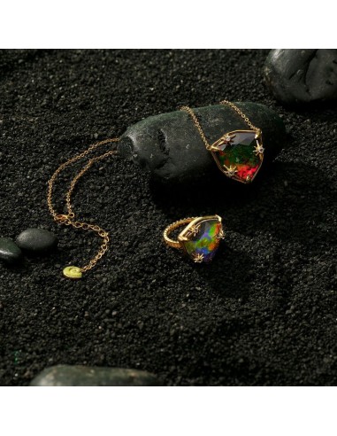 Starlight Trillion Ammolite Pendant Gift Set de la marque