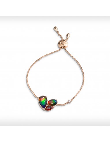 Adore Ammolite Bracelet in 18k Rose Gold Vermeil à prix réduit toute l'année