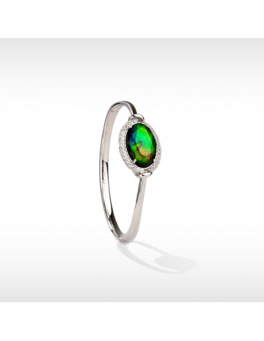 Knots Ammolite Bracelet in Sterling Silver Livraison rapide